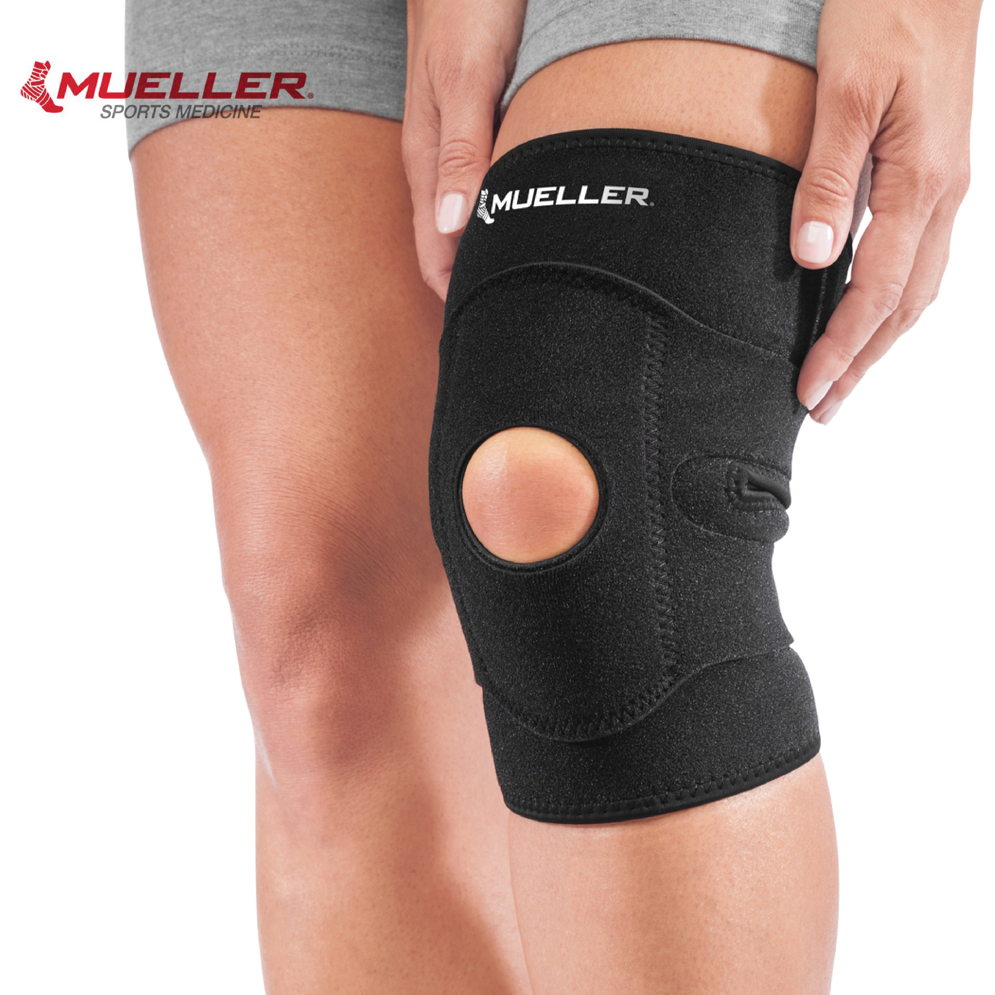 Mueller 慕樂 6441可調式髕骨護膝 產品穿戴圖2